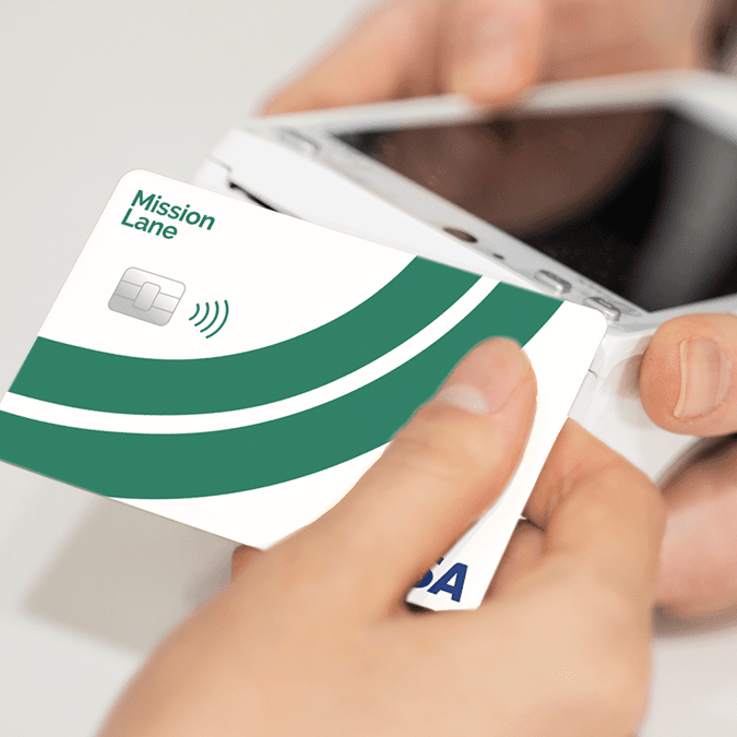 Tapping Mission Lane credit card